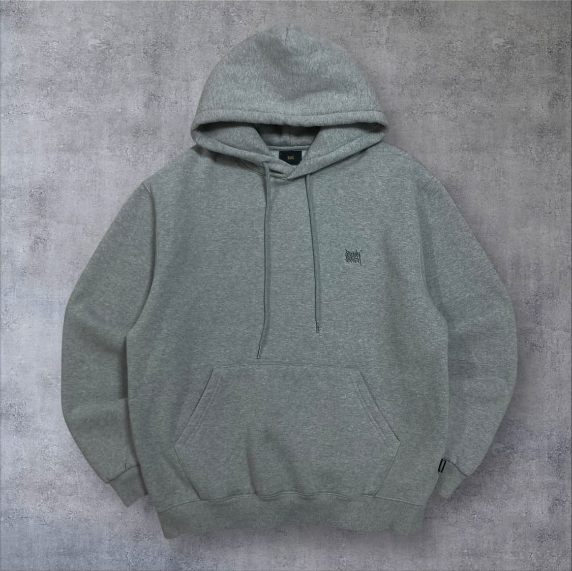 브라운브레스 빅로고 그레이 후드티 상품이미지2