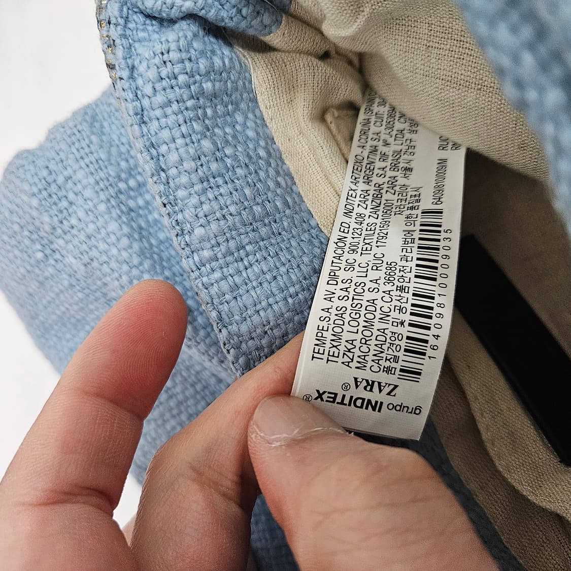 자라 트위드 체인 크로스백 상품이미지7