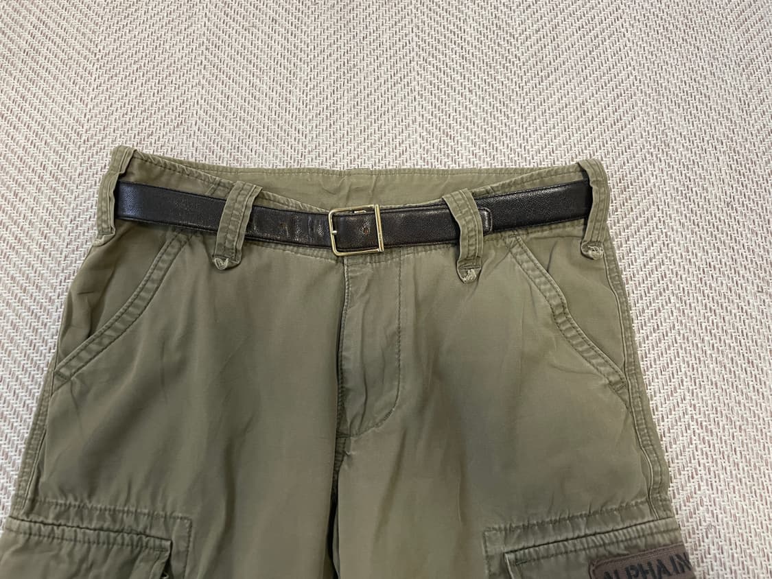 빈티지 더반 골드 레더벨트 J03701 상품이미지1