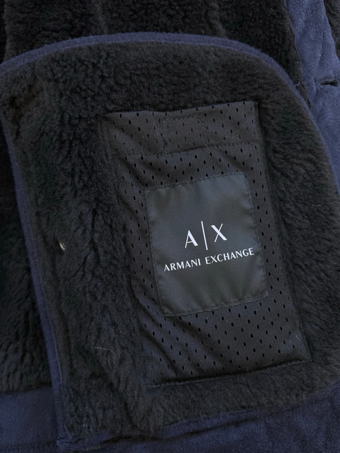 알마니 익스체인지 스웨이드 쉐르파 트러커 자켓 상품이미지7