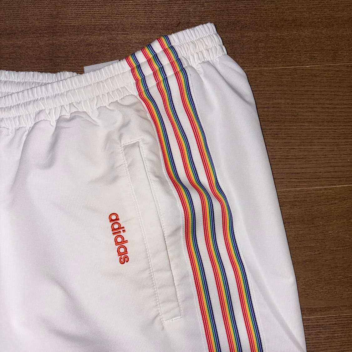 아디다스 트랙팬츠 삼선 무지개 레인보우 상품이미지1