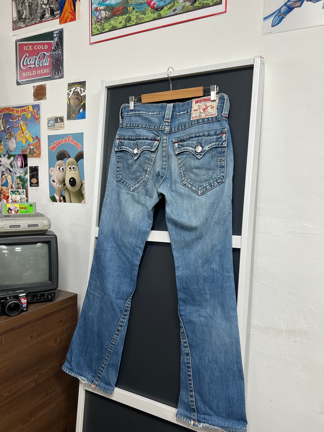 True Religion 트루릴리전 조이 부츠컷 나팔핏 연청 데님 팬츠 상품이미지1