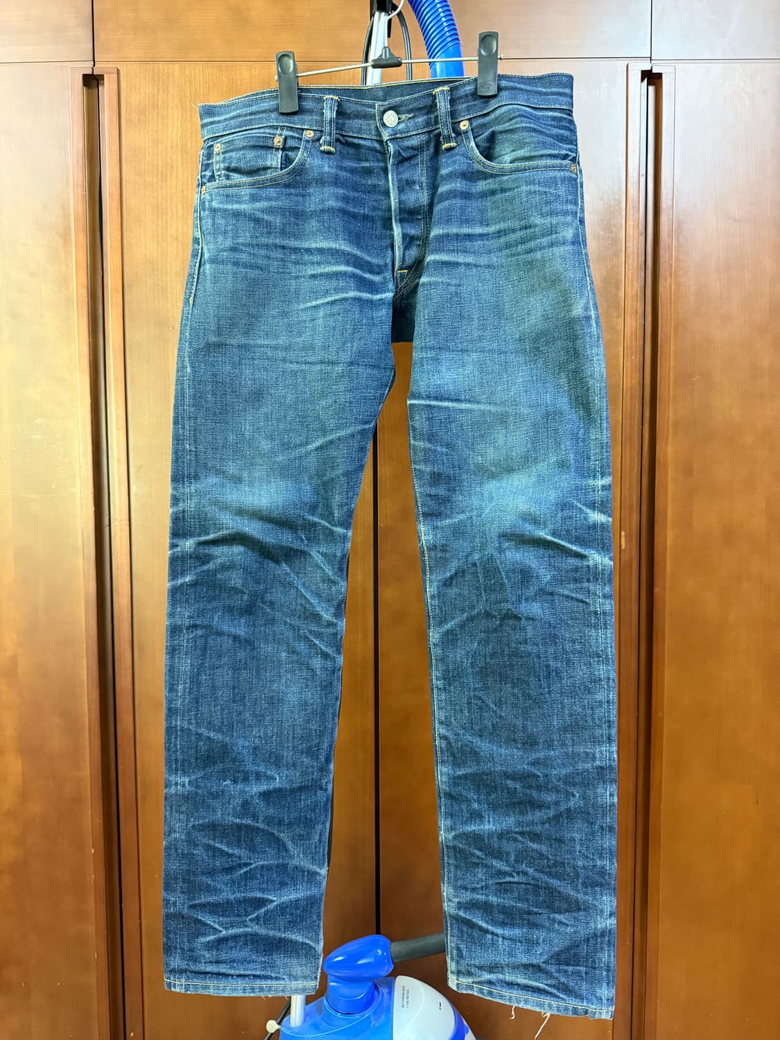 [30] rrl 켓워싱 셀비지 데님 진청 상품이미지2