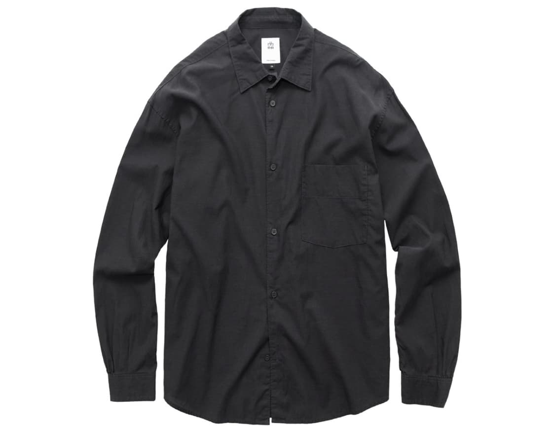 폴리테루 텐코 루즈드 셔츠 2.0 다크 네이비 상품이미지1