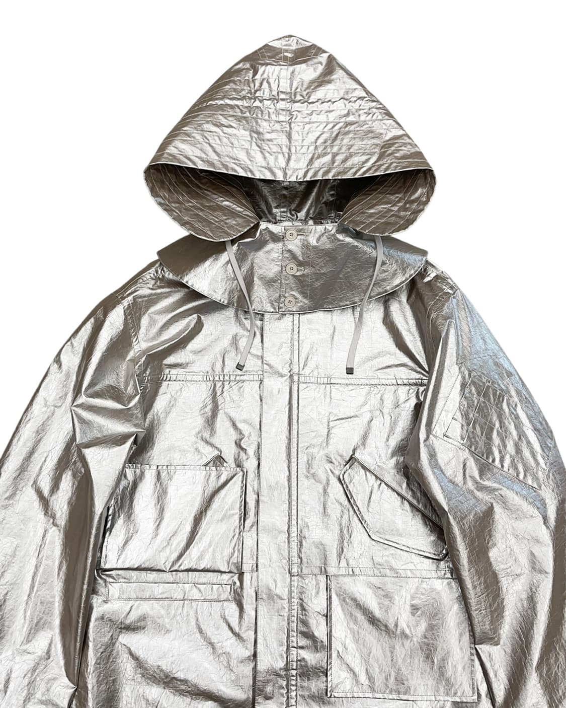 헬무트 랭 17SS 메탈릭 파카 & 하프 팬츠 셋업 상품이미지8