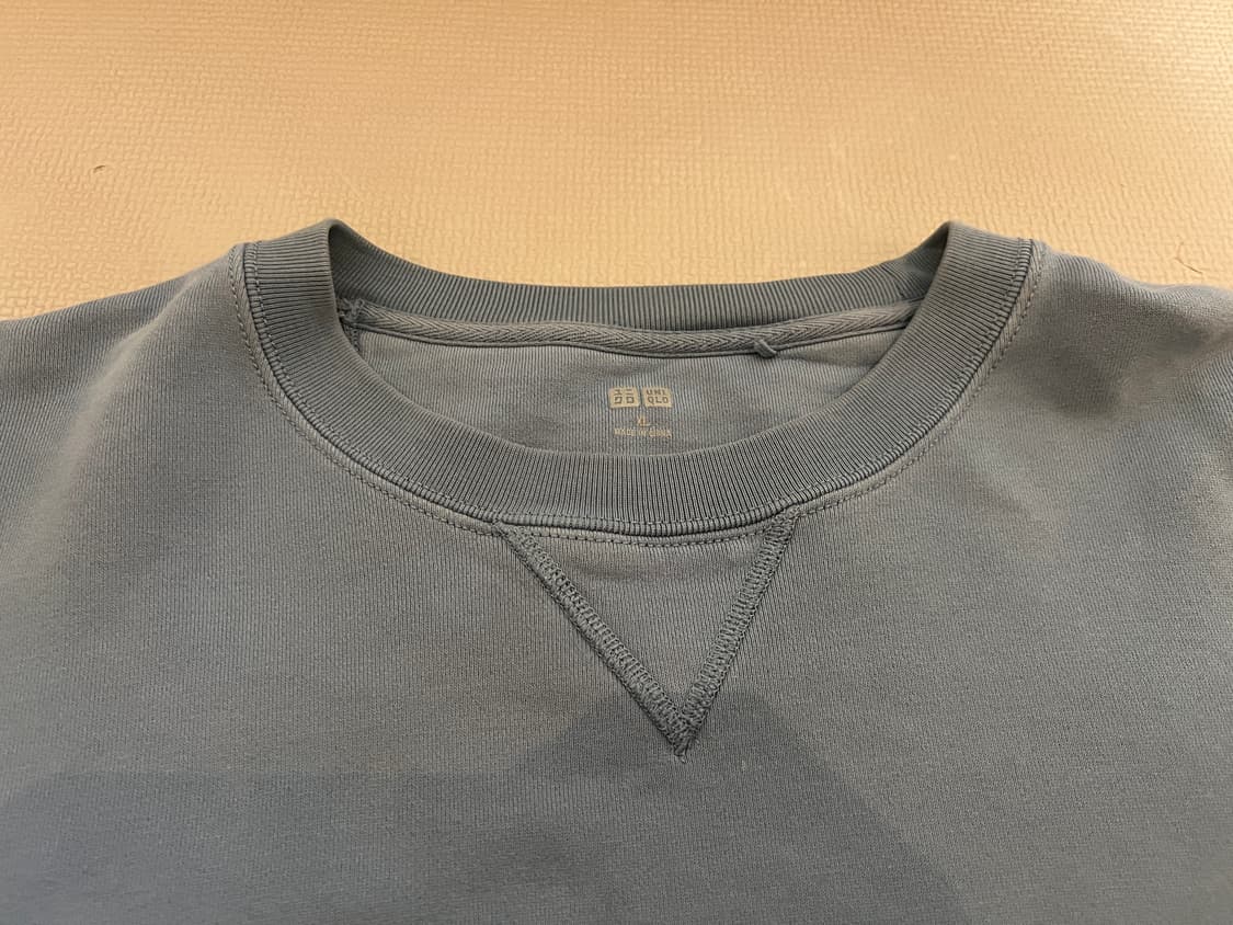 무료배송 - 유니클로 스웨트셔츠 맨투맨(블루) XL 상품이미지3