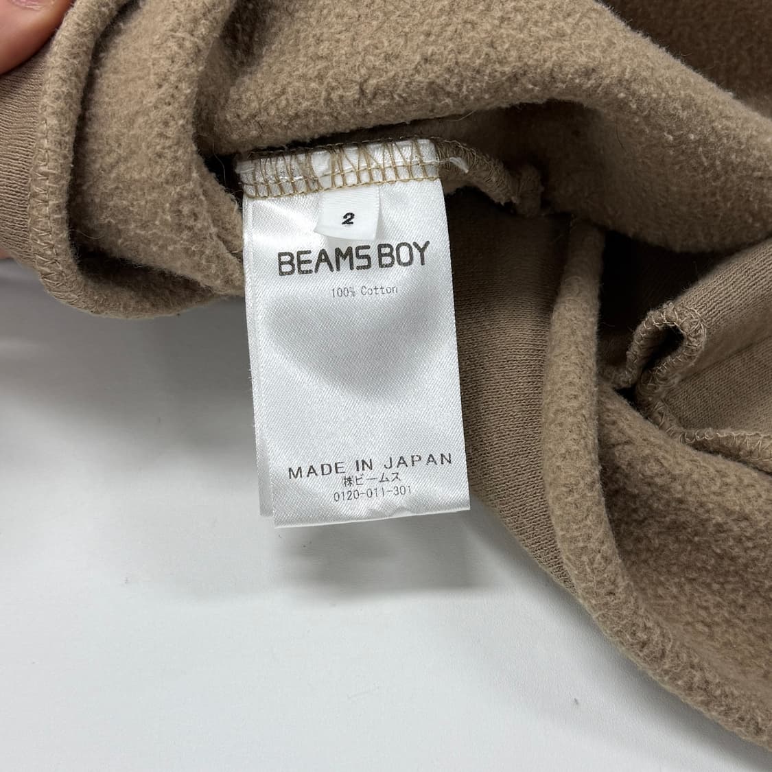 Beams Boy raw edge sweatshirt 상품이미지8