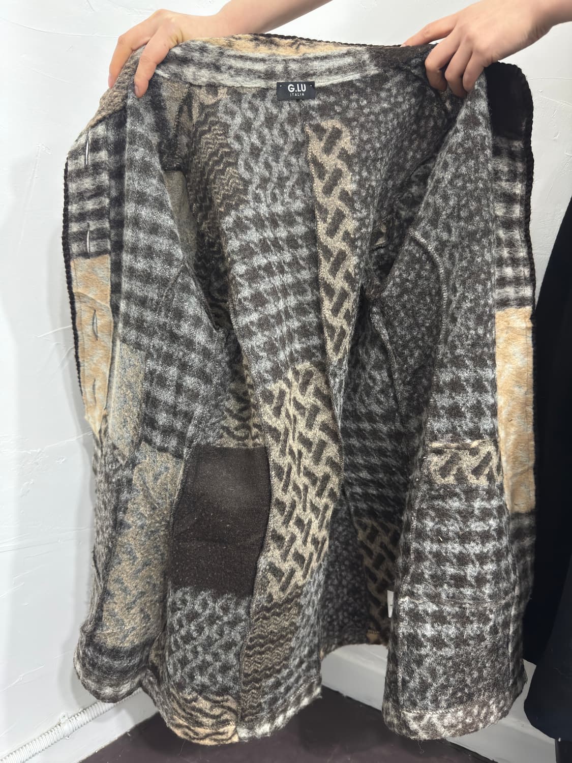 g.lu pattern button wool coat 상품이미지6