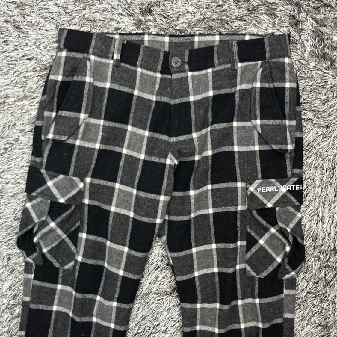 파리게이츠 남성 골프 울 체크 바지 (5) 상품이미지2