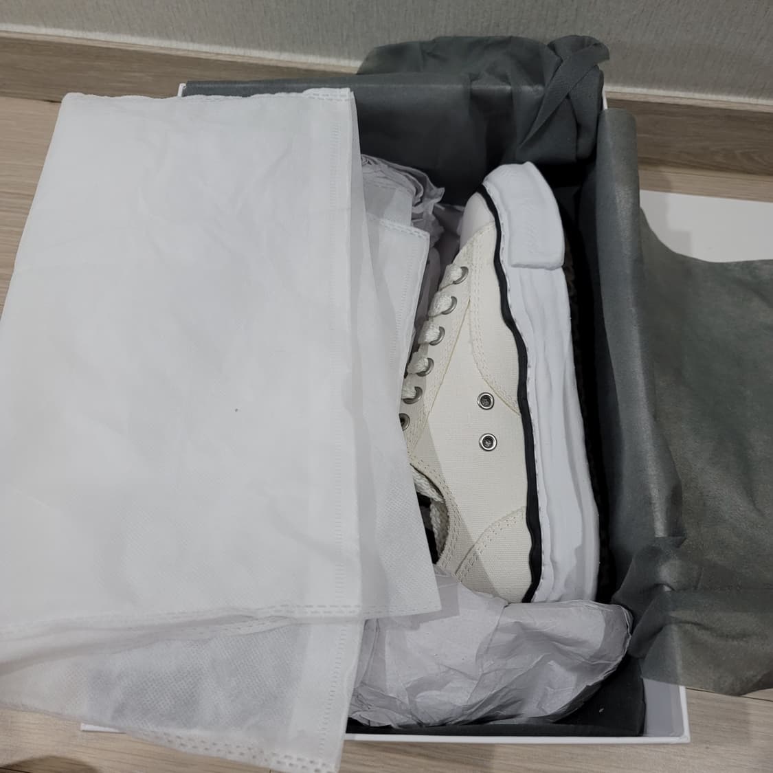 메종 미하라야스히로 컨버스 화이트 상품이미지4
