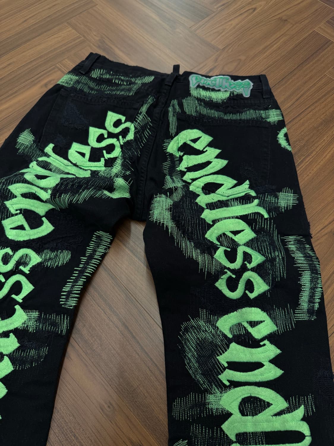 Endless 엔드리스 데님 팬츠 블랙  상품이미지3