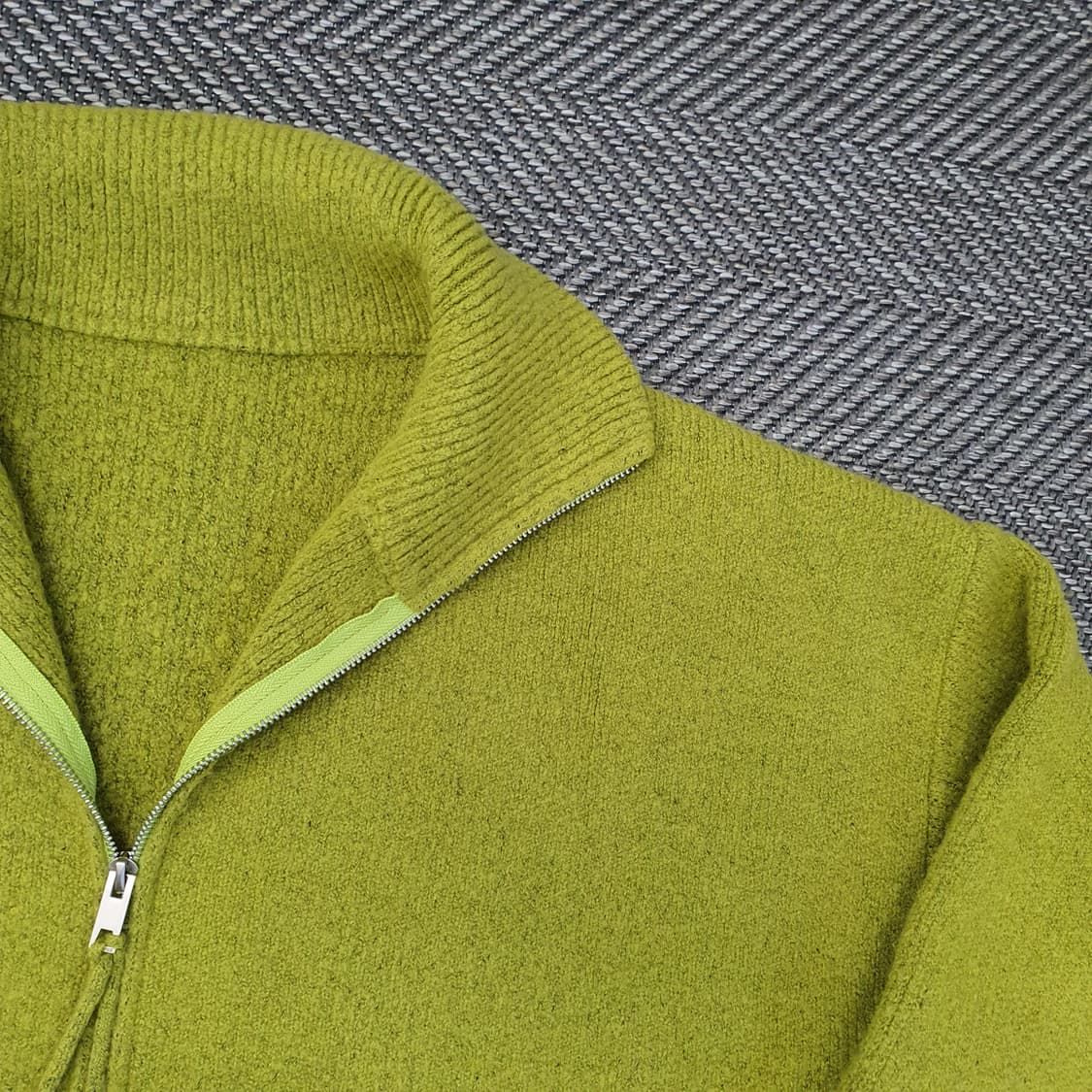 라퍼지스토어 오버핏 니트 집업 가디건 남자105~110 상품이미지4