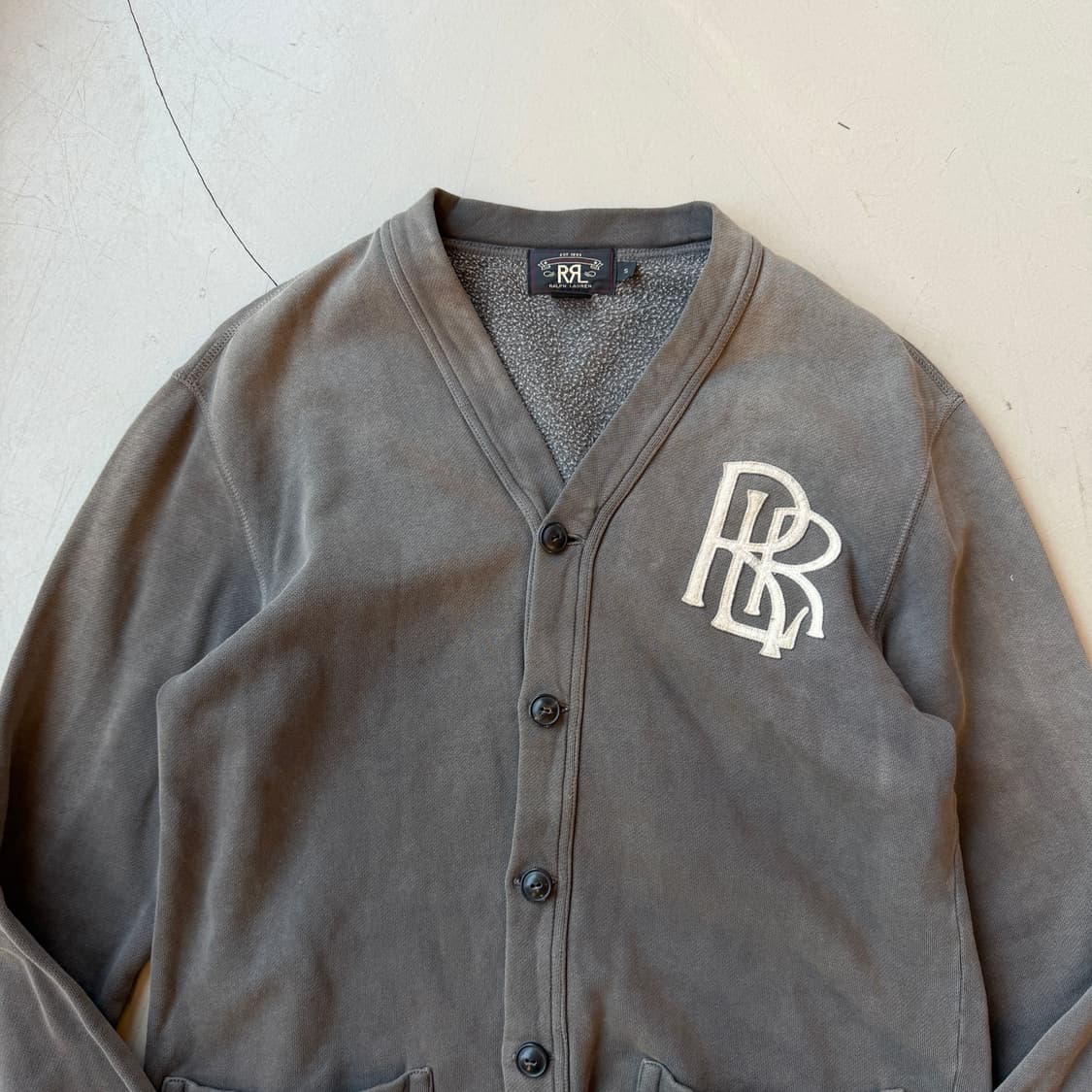 RRL 가먼트다잉 스웻 가디건 상품이미지4