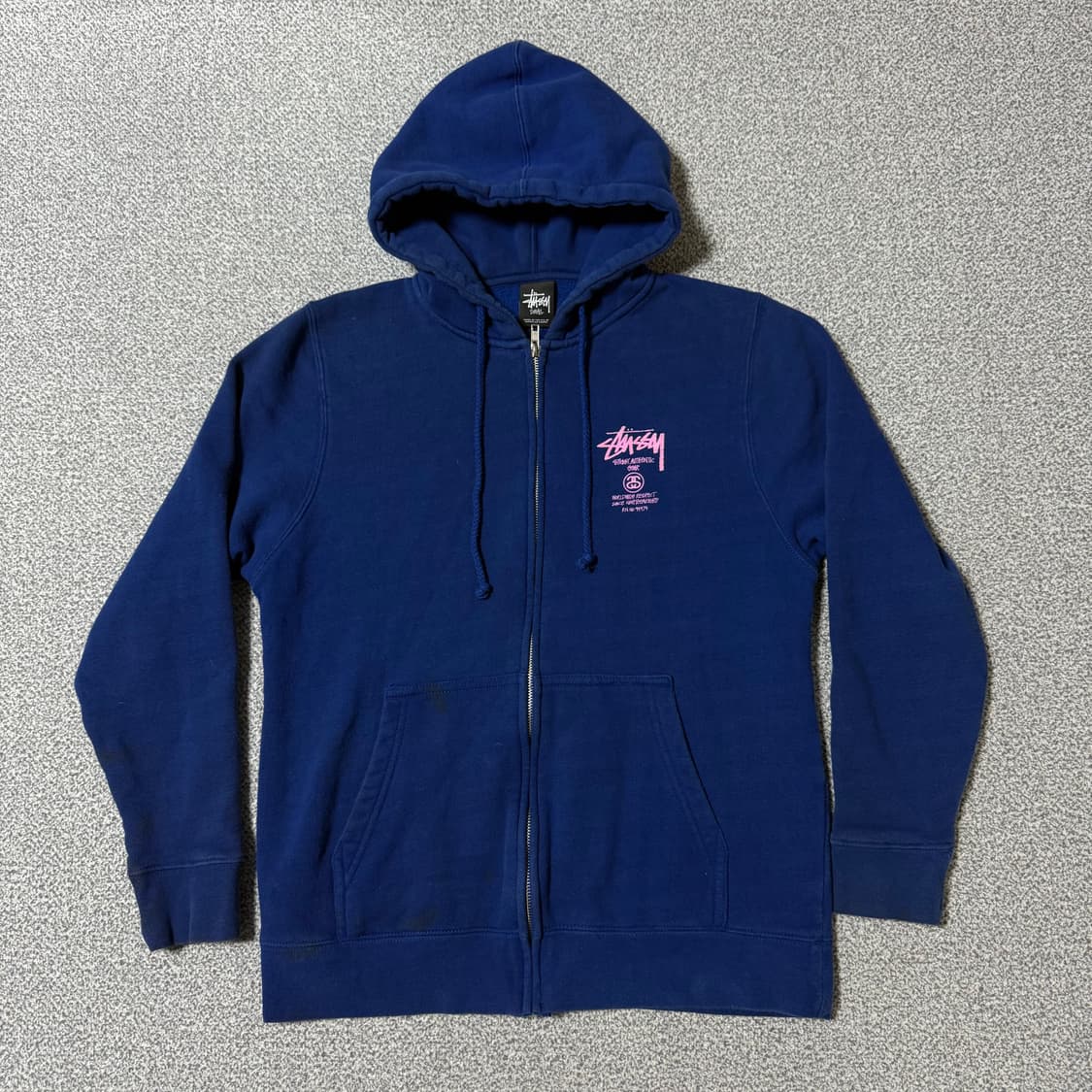 Stussy 스투시 월드투어 기어 후드 집업 상품이미지2