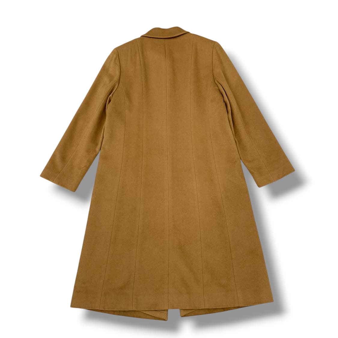 JPN 캐시미어 브라운 싱글 롱코트 상품이미지2