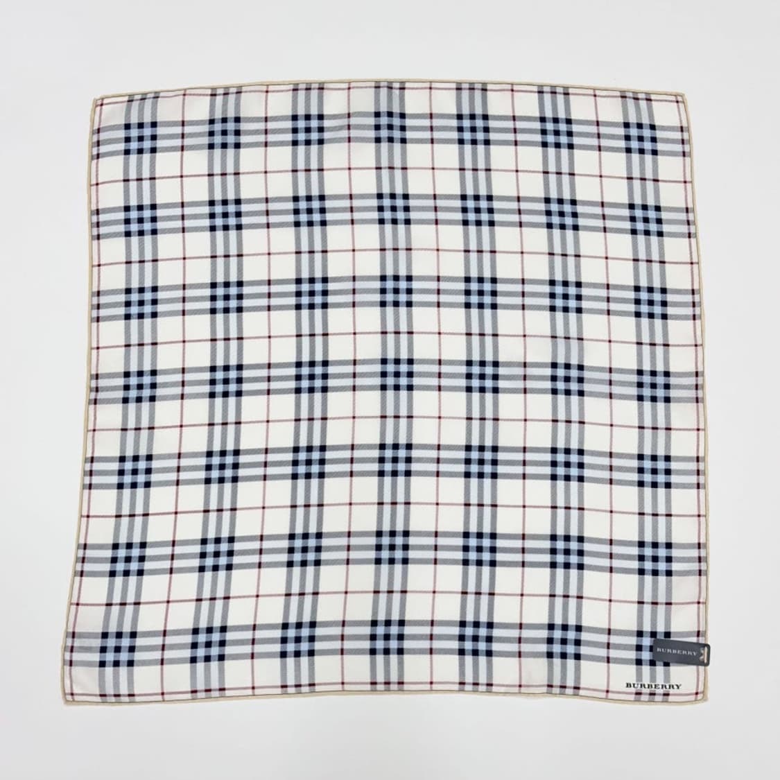 (새상품) burberry /버버리 실크혼방 쁘띠스카프 상품이미지3