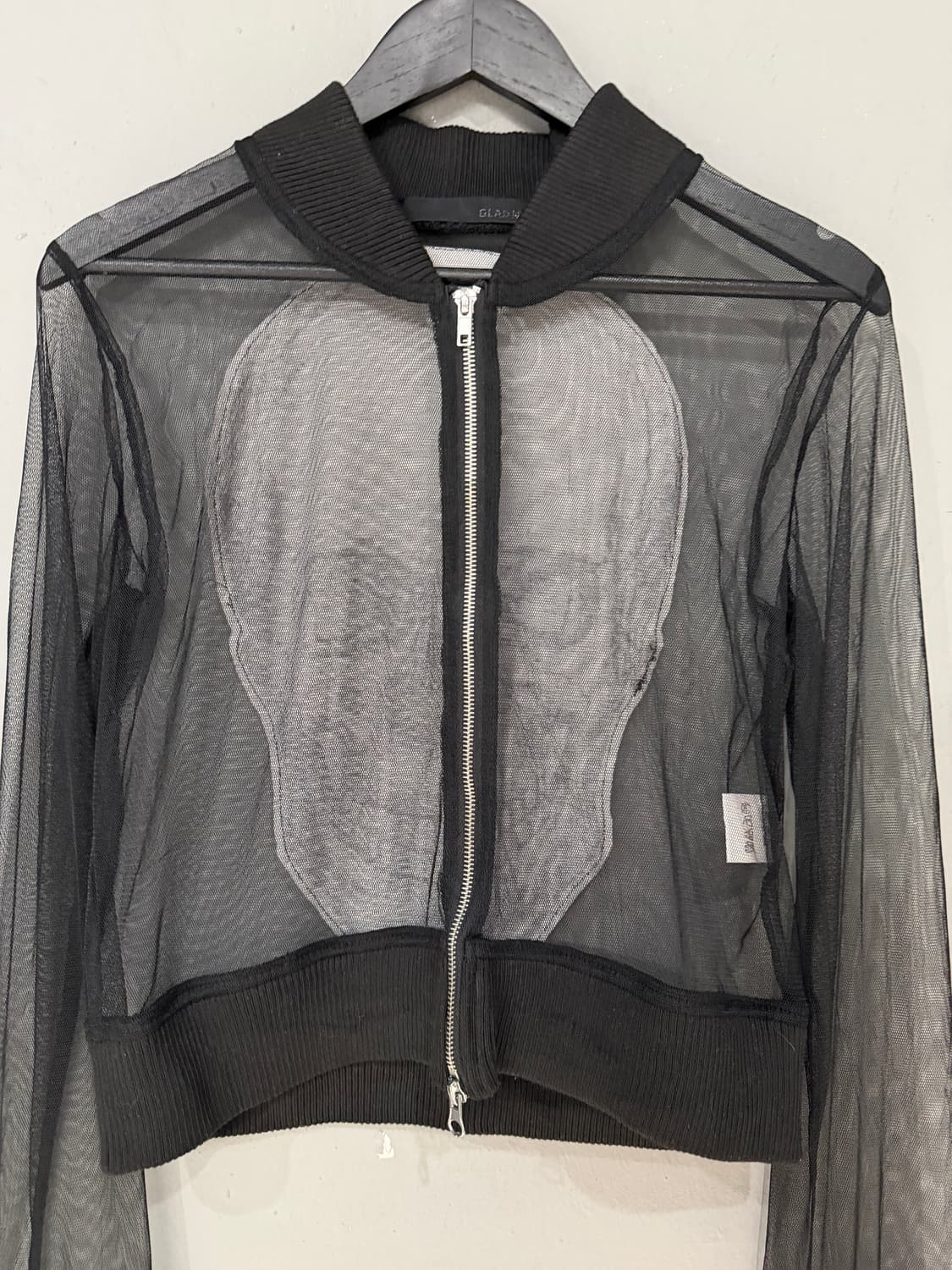 Glad news back skull see-through jk 상품이미지7