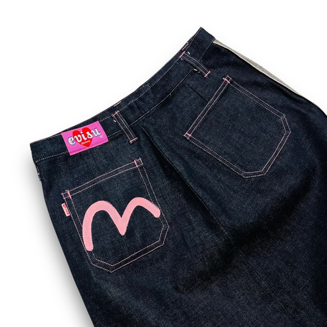 에비수 OG 핑크 시그니처 로고 민트급 일제 데님 스커트 상품이미지5