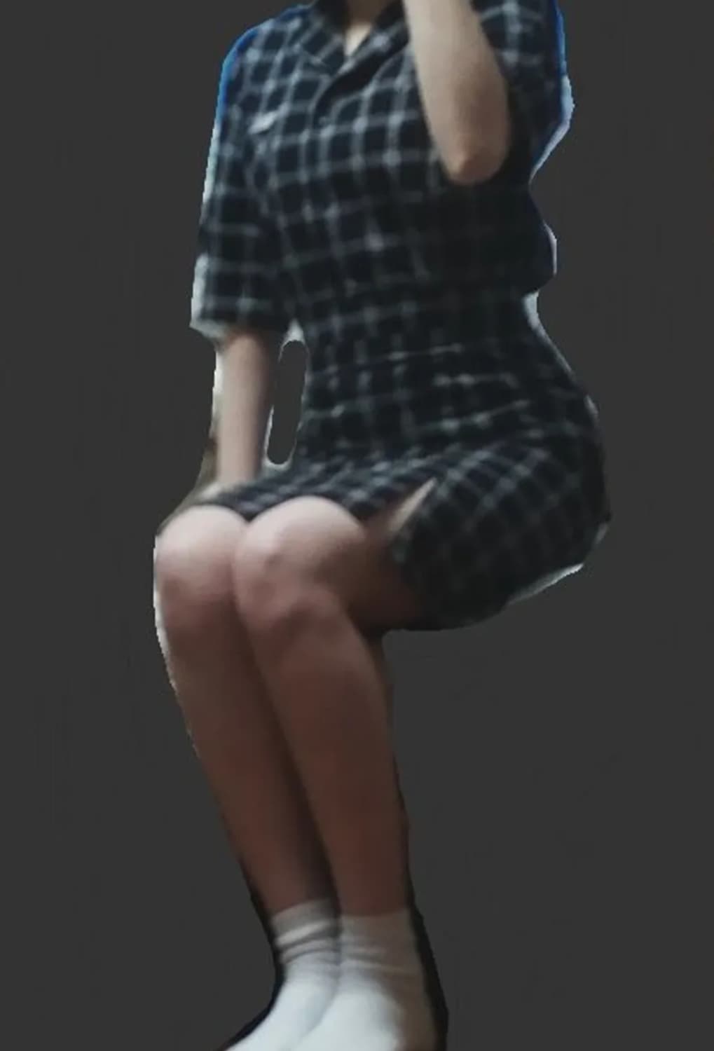 매치글로브 체크 투피스 스커트 셔츠 세트 상품이미지9