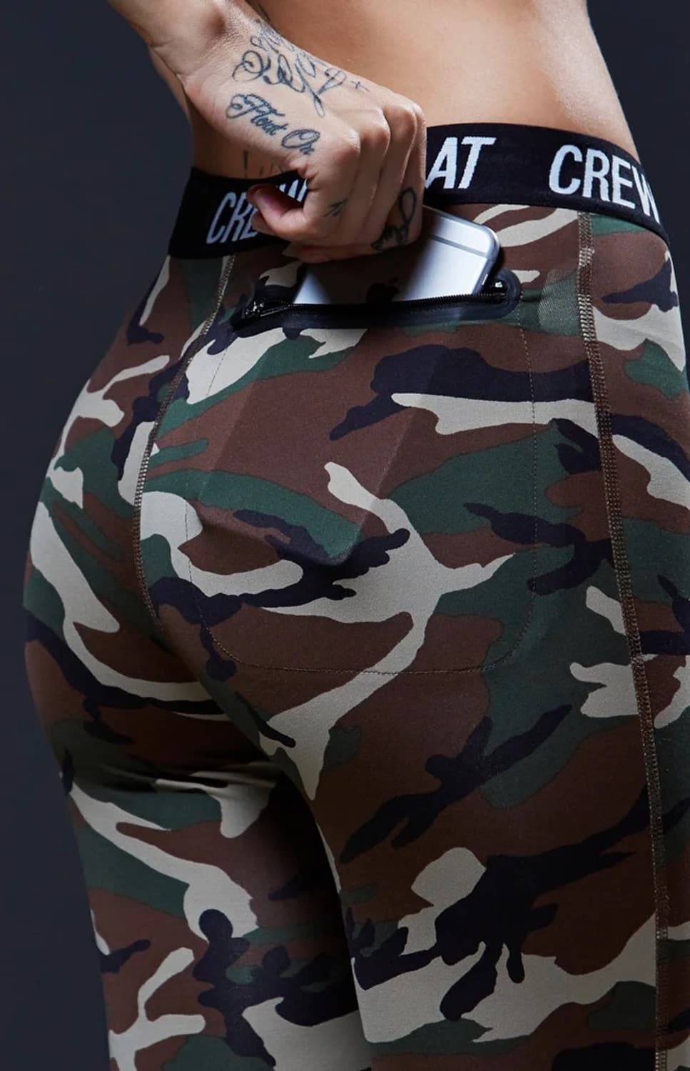아드리안 호 Sweat Crew 카모 레깅스 상품이미지7