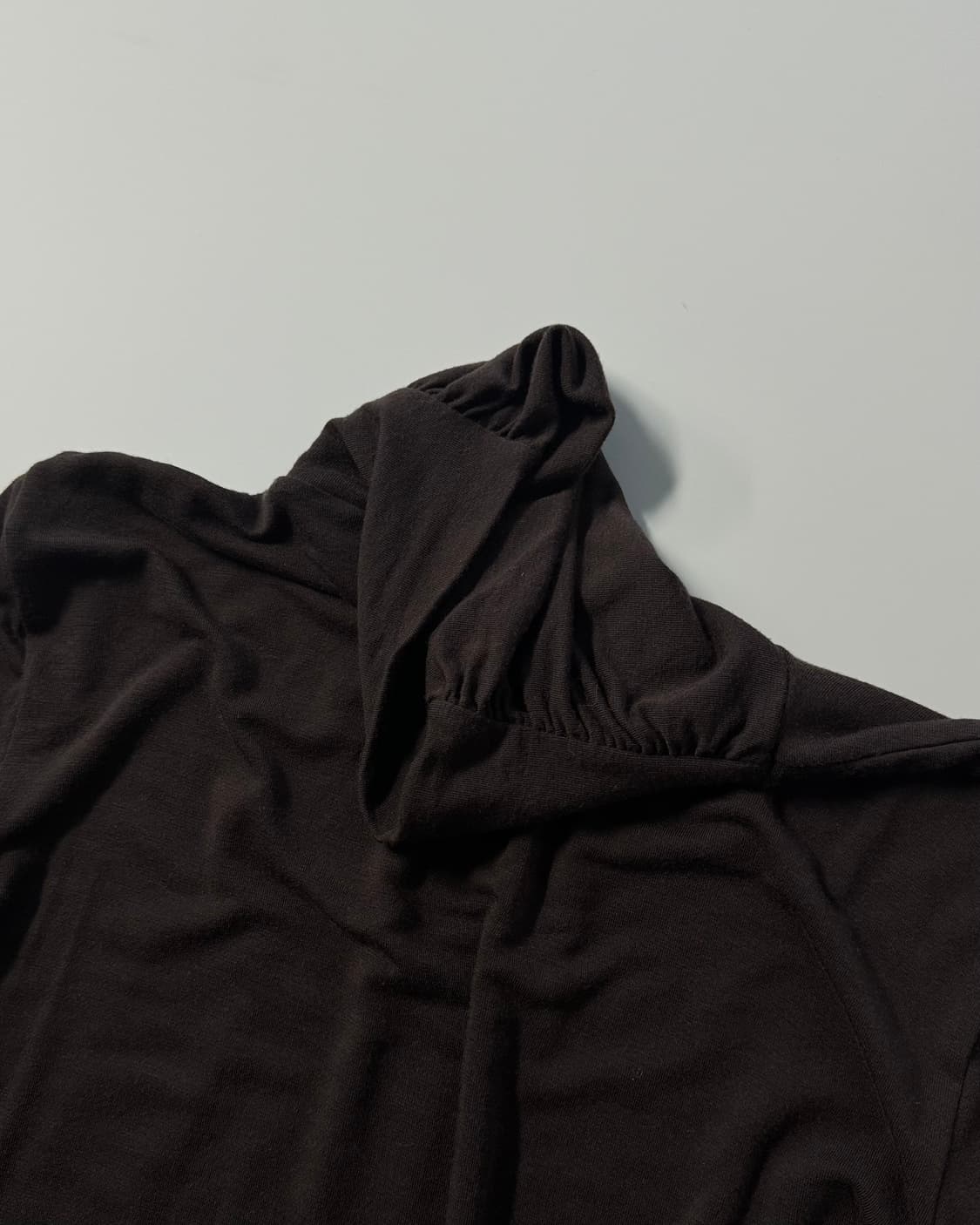 버튼 니트 스트라이프 패턴 셔링 폴라 넥 원피스 2pcs SET 상품이미지10