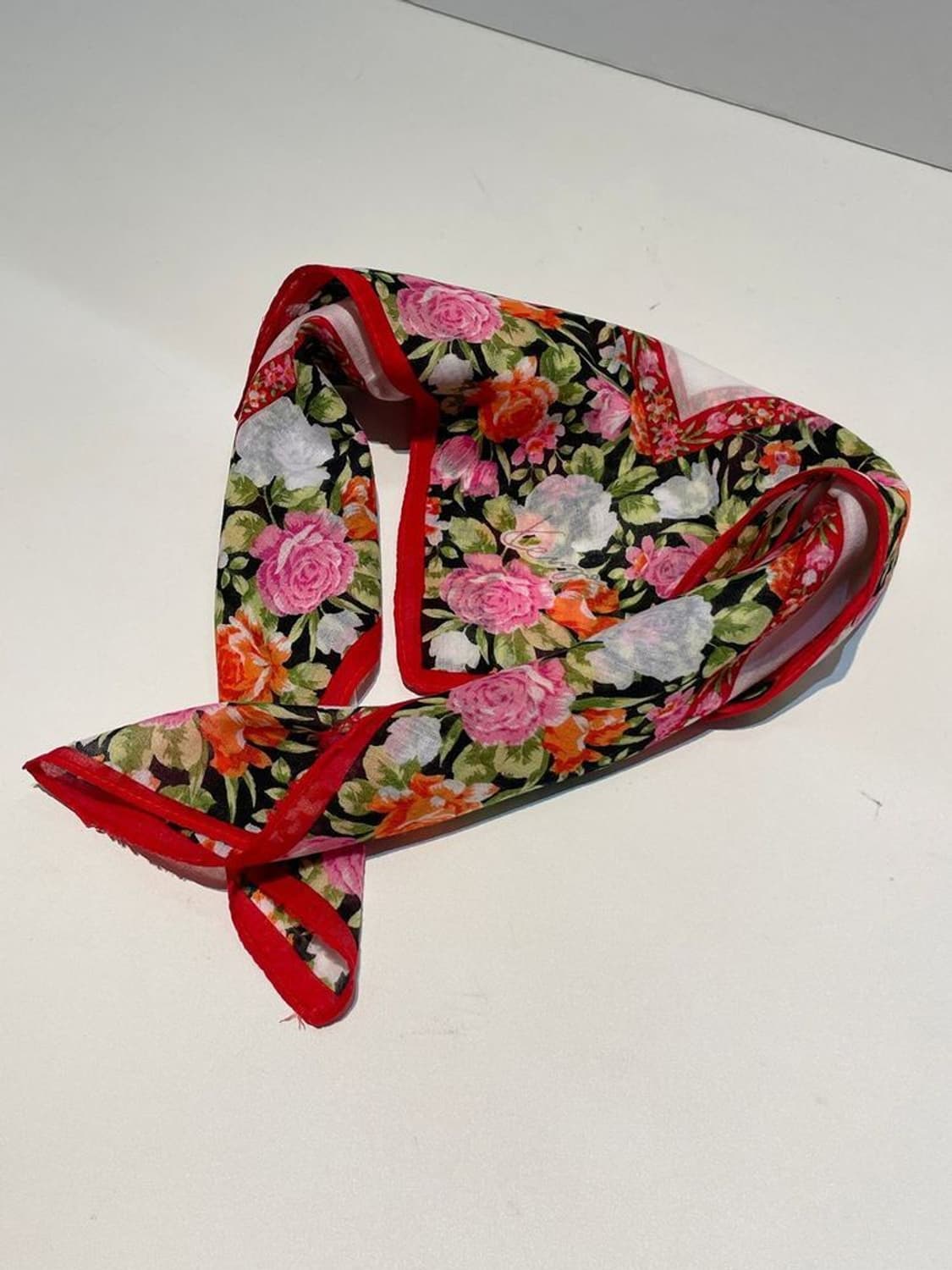 겐조 00s 재팬 플라워 패턴 쁘띠 손수건 A1458 상품이미지1