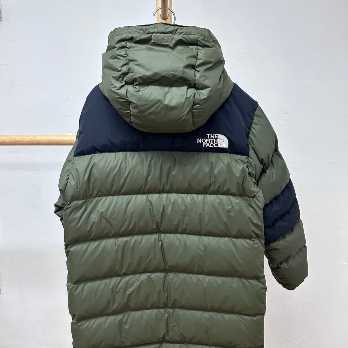 노스페이스 800필 윈드스토퍼 롱패딩 90(S) 구스다운 코트 J21 상품이미지5