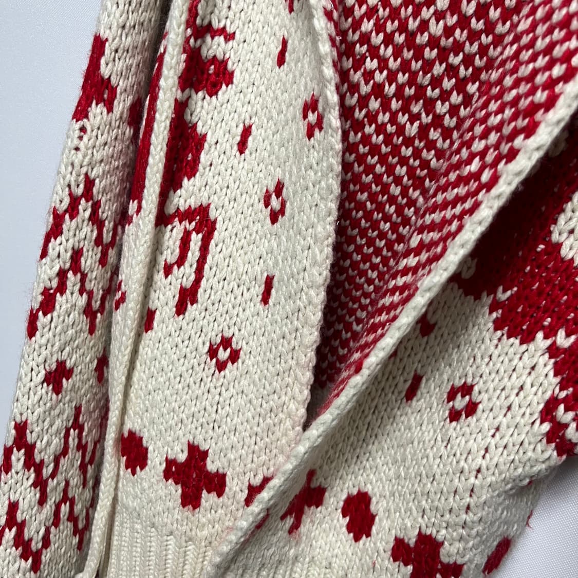 앤드모어 노르딕 패턴 니트 가디건 자켓  상품이미지4