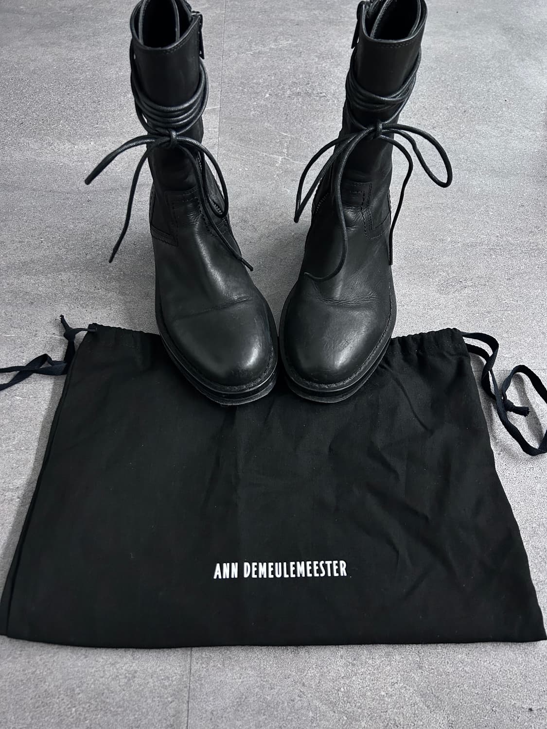 앤드뮐미스터 백 레이스업 부츠 상품이미지3