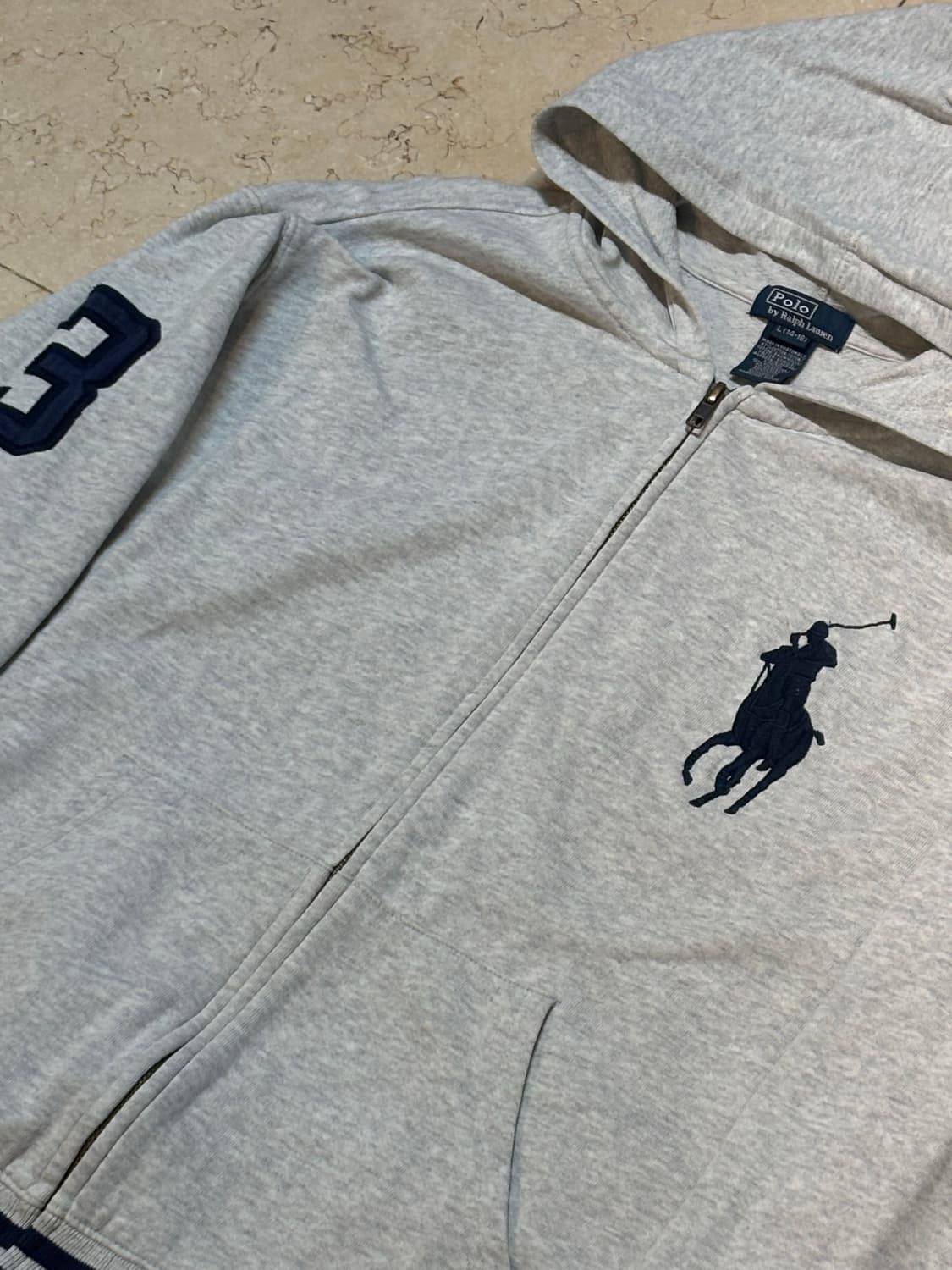 폴로 랄프로렌 빈티지 빅포니 후드집업 상품이미지1