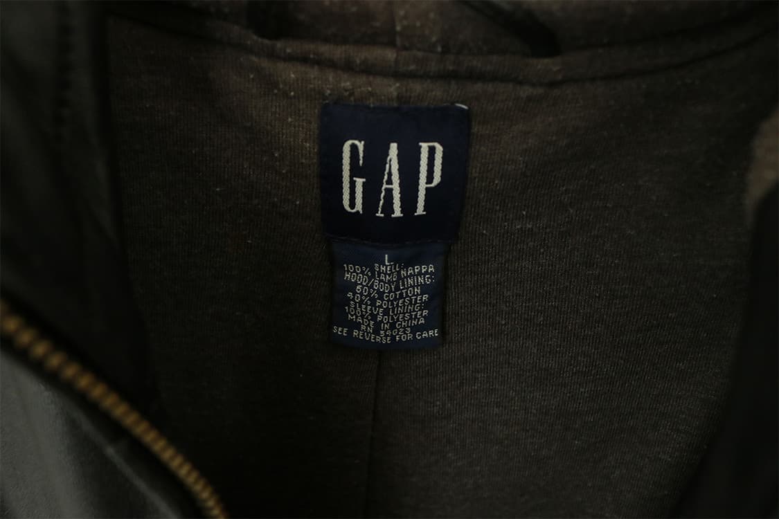 갭 램스킨 레더 후드 자켓  상품이미지7