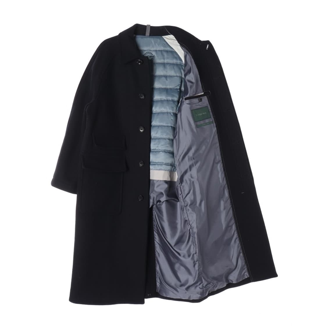 T.I FOR MEN 네이비 울 코트 46 상품이미지2