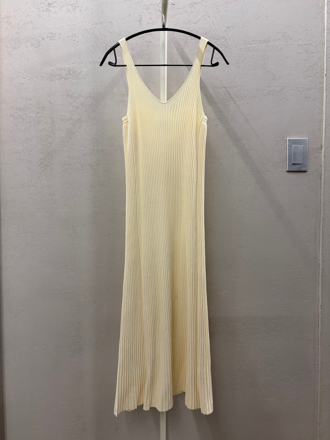 TIME 타임 니트 롱 원피스 아이보리 상품이미지2