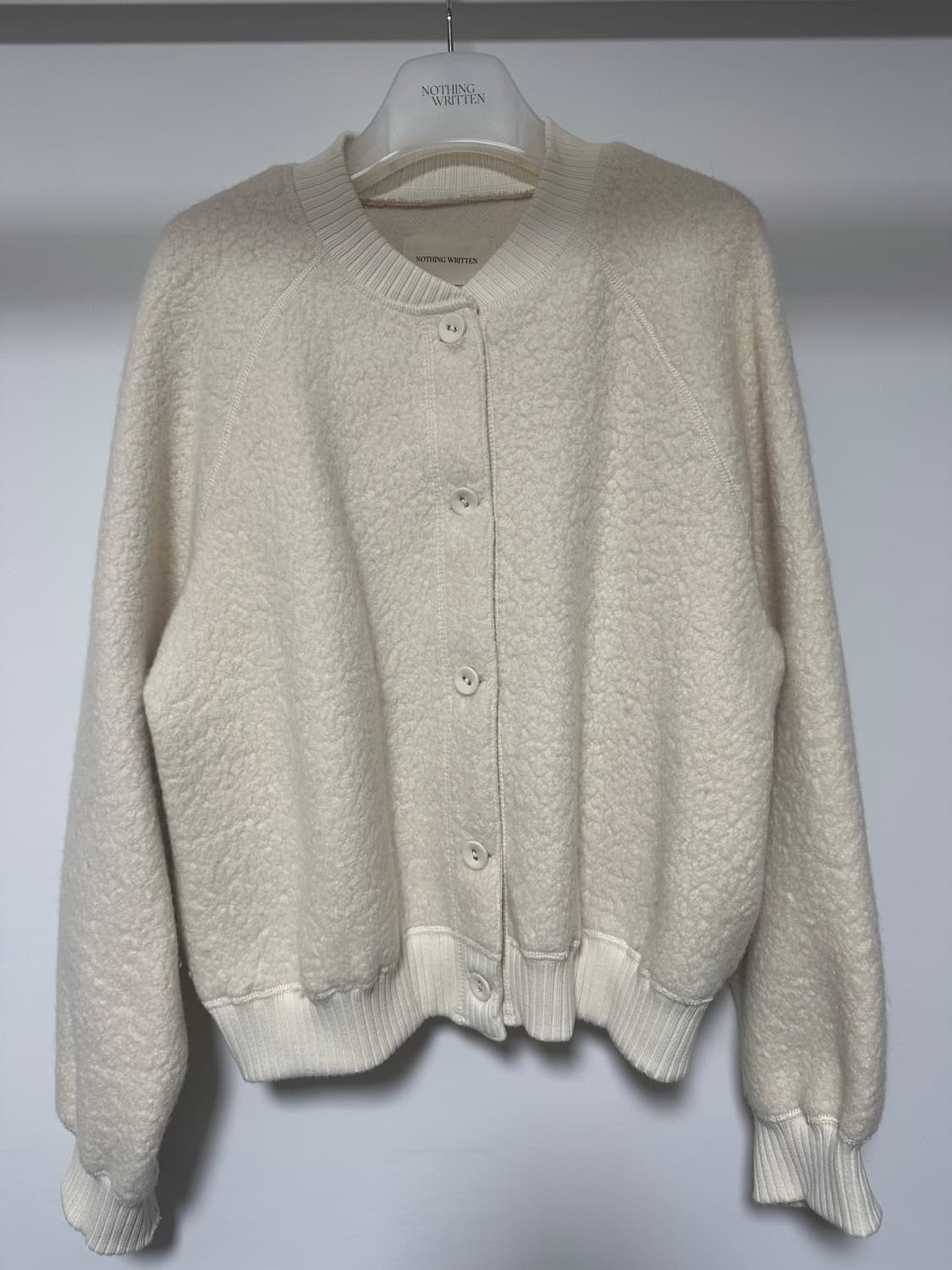 낫띵리튼 Alpaca wool raglan jumper (Ivory) 상품이미지4