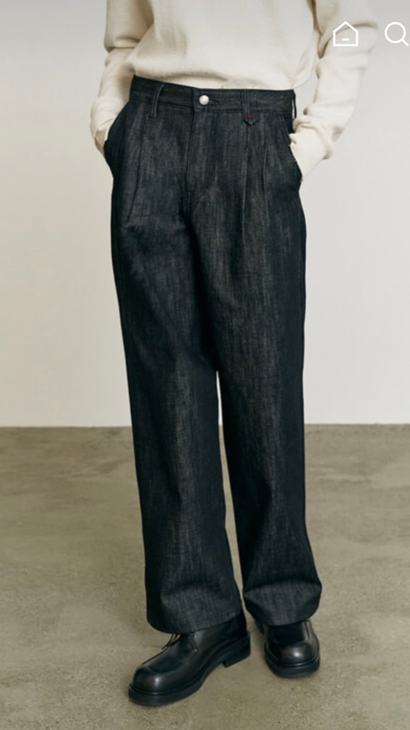 포트너스 투턱 데님팬츠L 상품이미지1