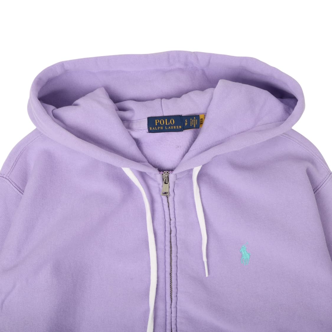 폴로 랄프로렌 QR 퍼플 코튼 후드집업 상품이미지2