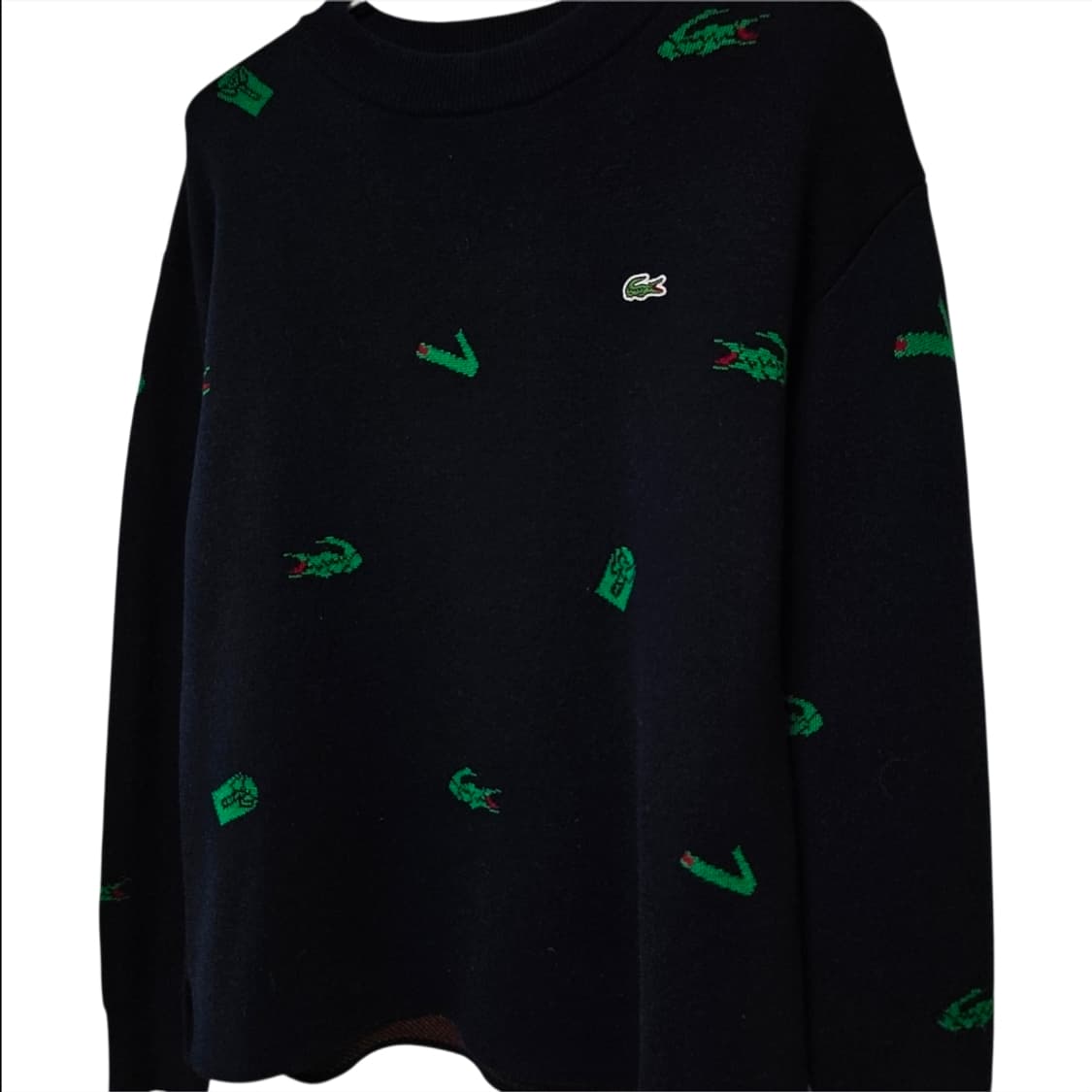 라코스테 여성 니트티셔츠 95 M 골프웨어 상품이미지4