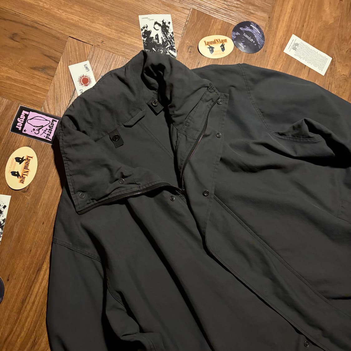 Calvin Klein Collection riri 밀리터리 워시드 파카 상품이미지2