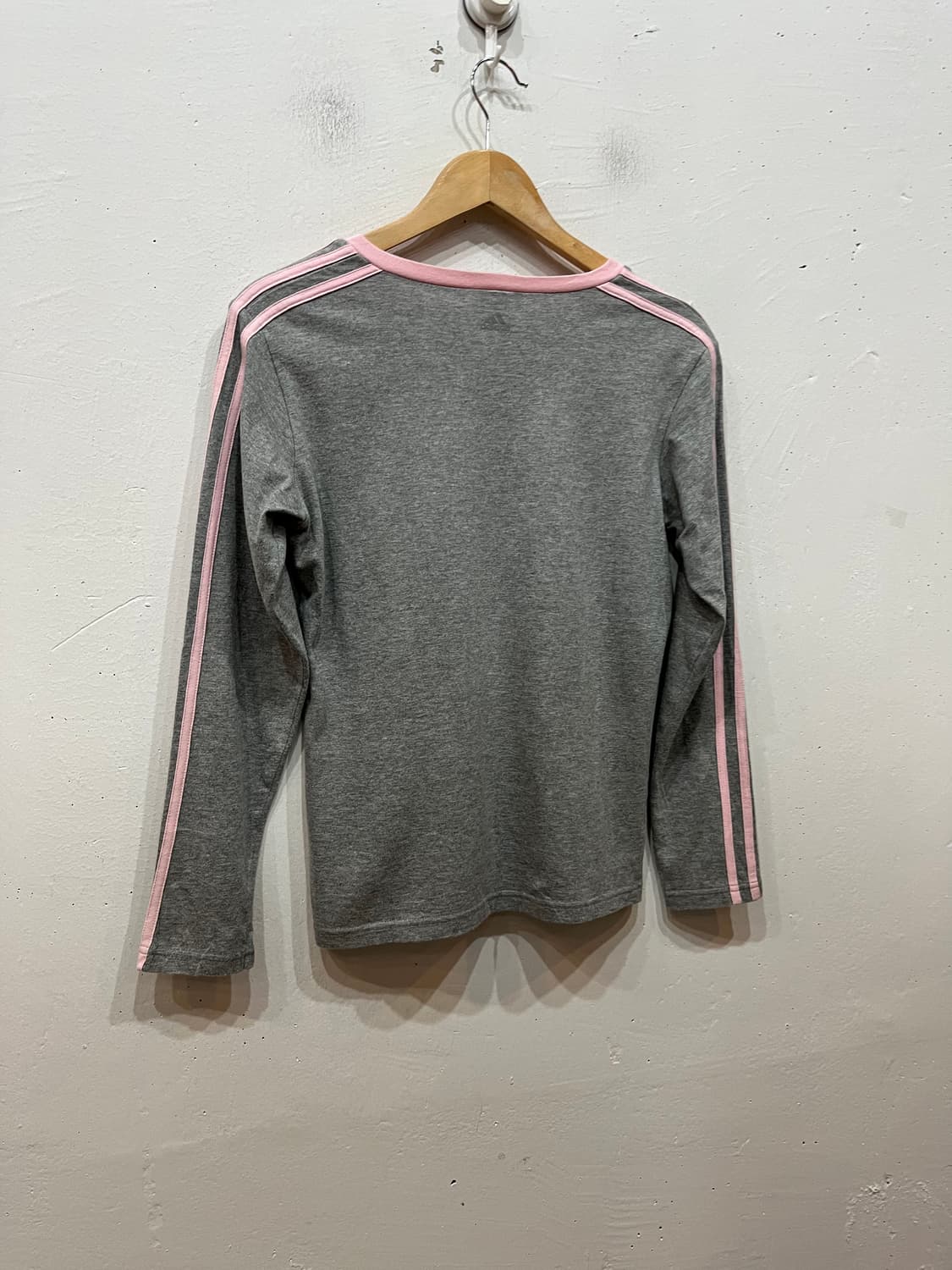 00s 아디다스 재팬 그레이 핑크 롱슬리브 우먼즈 상품이미지3