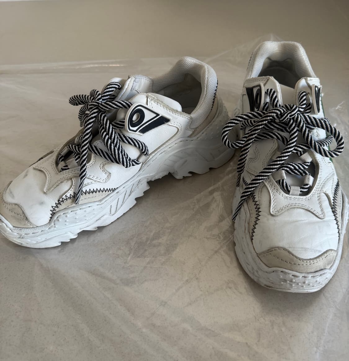 N21 빌리 스니커즈 화이트 36 넘버21 운동화 신발 러닝화 디올 상품이미지4