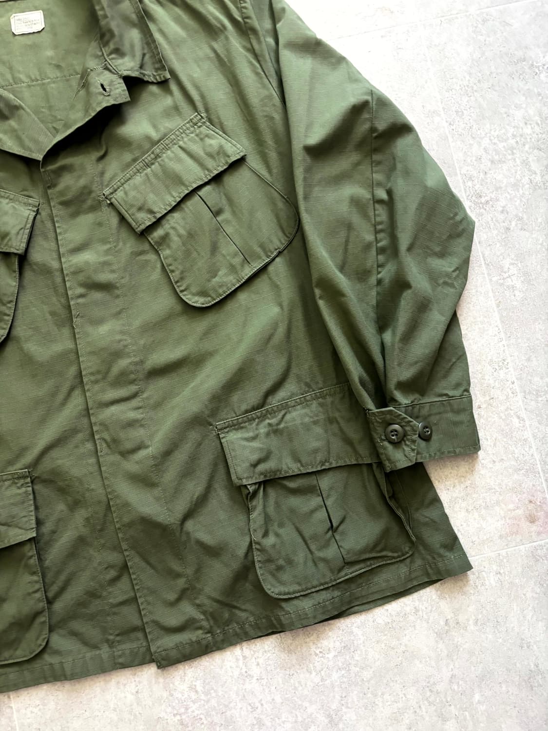 70's 미군 오리지널 정글 퍼티그 자켓 L-S 데드스탁 상품이미지4