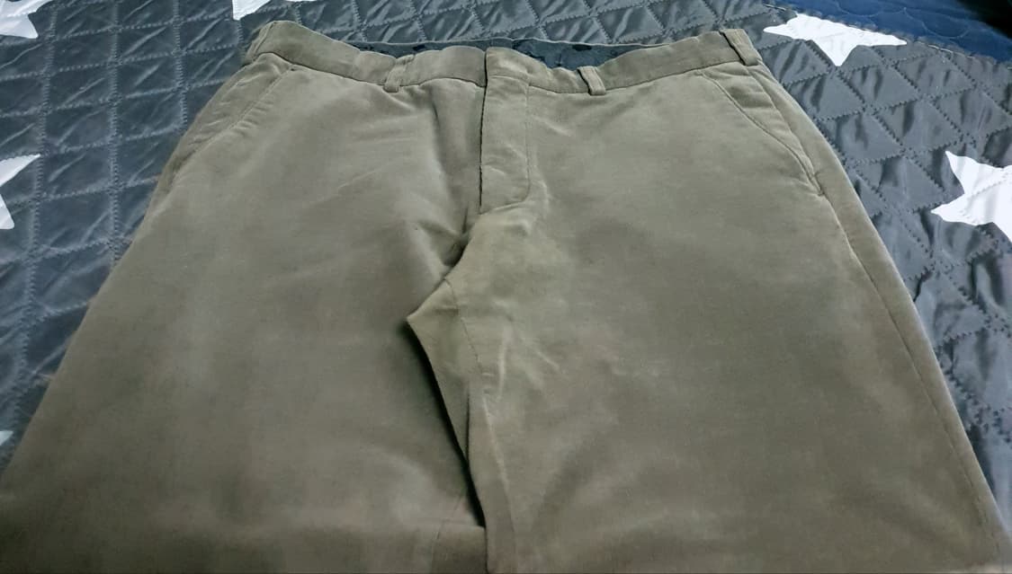 BRUNO BAFFI 면혼방 코듀로이 혜비 팬츠 연카키 (33) 상품이미지2