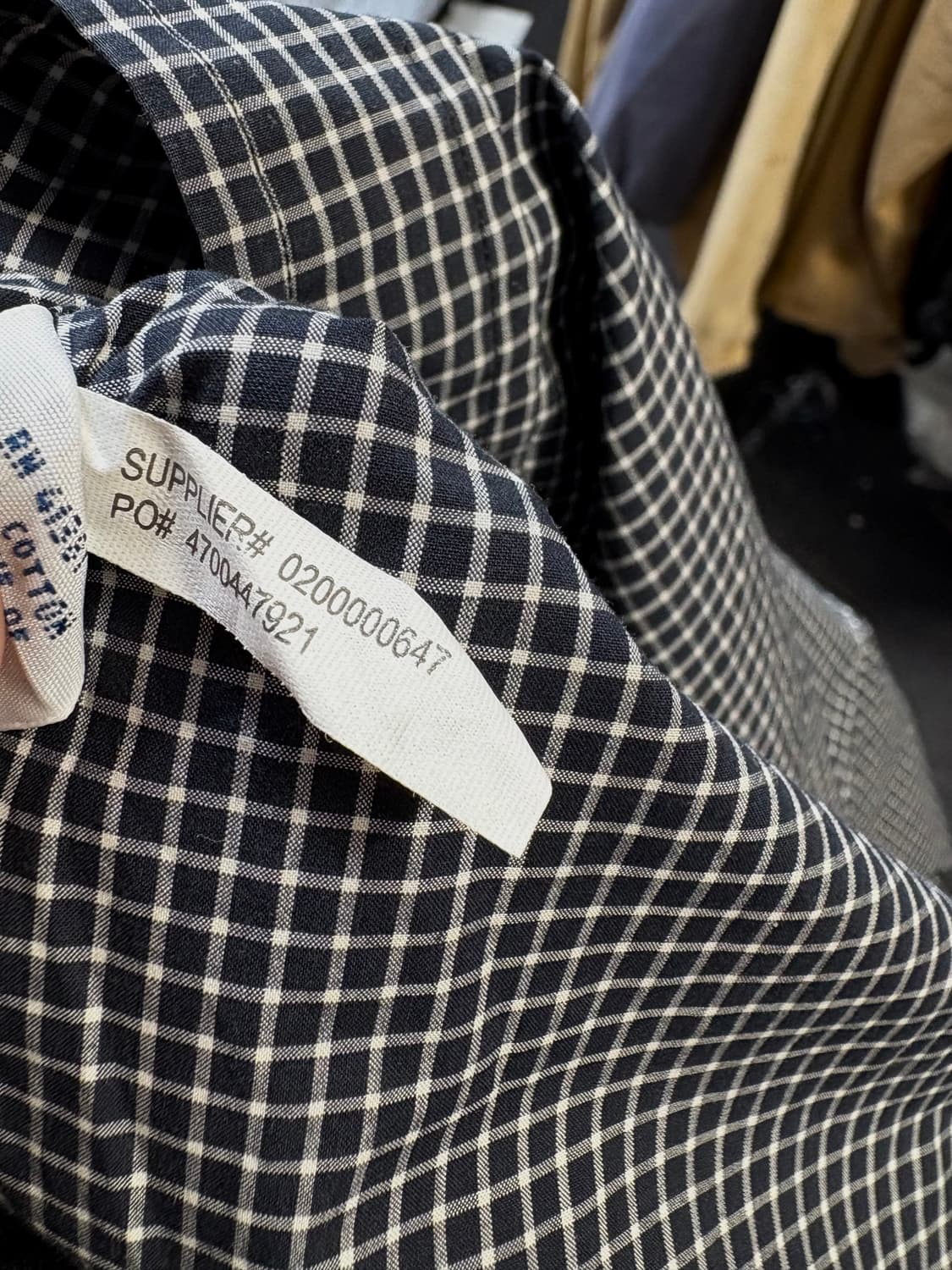 폴로 슬림핏 체크 셔츠 M 상품이미지6