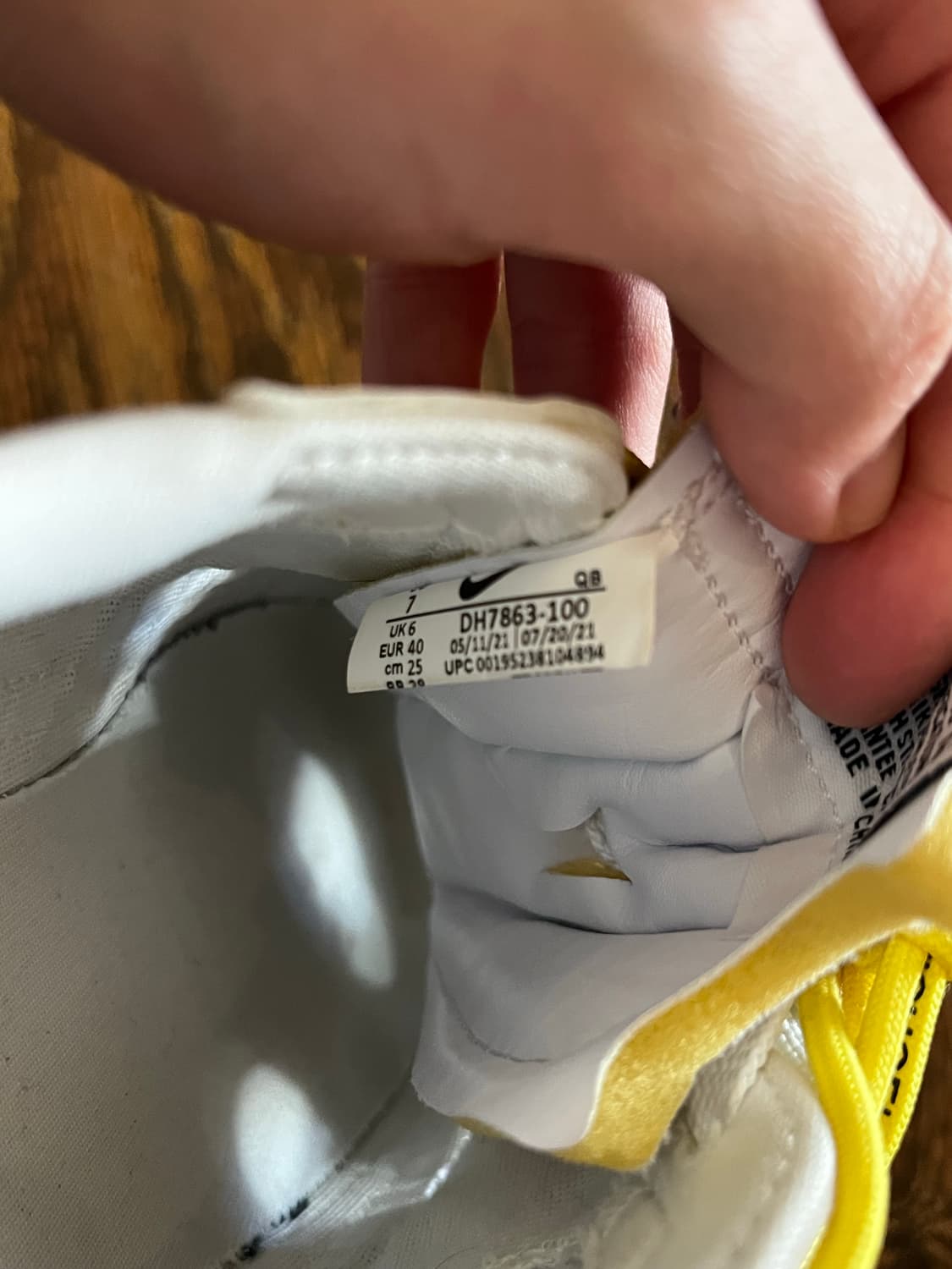 나이키 오프화이트 블레이저 로우 ‘77 화이트 250 상품이미지8