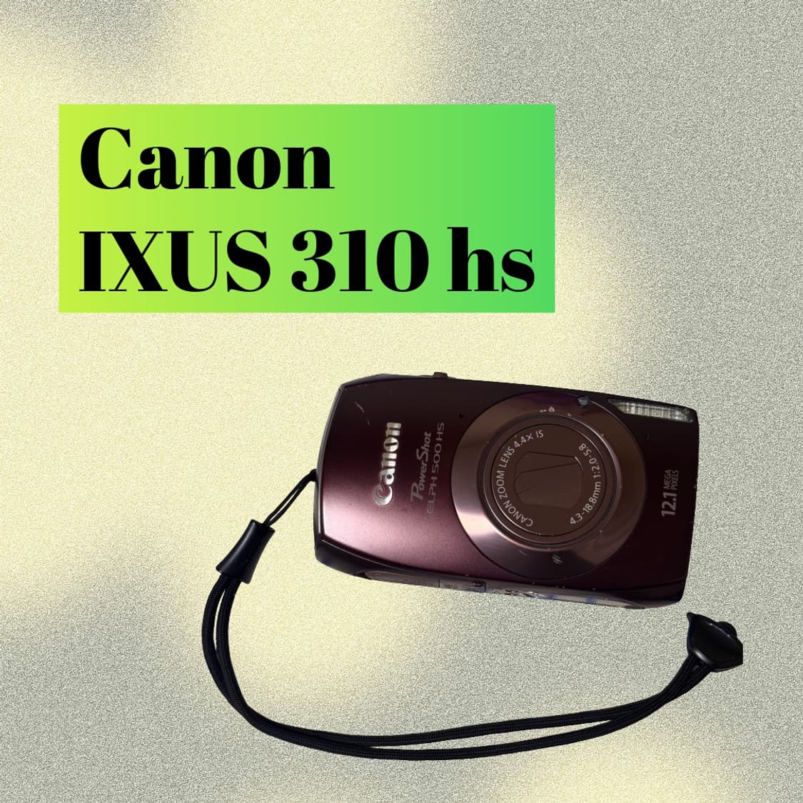 민경디카!) 캐논 익서스 310 hs 브라운 상품이미지1