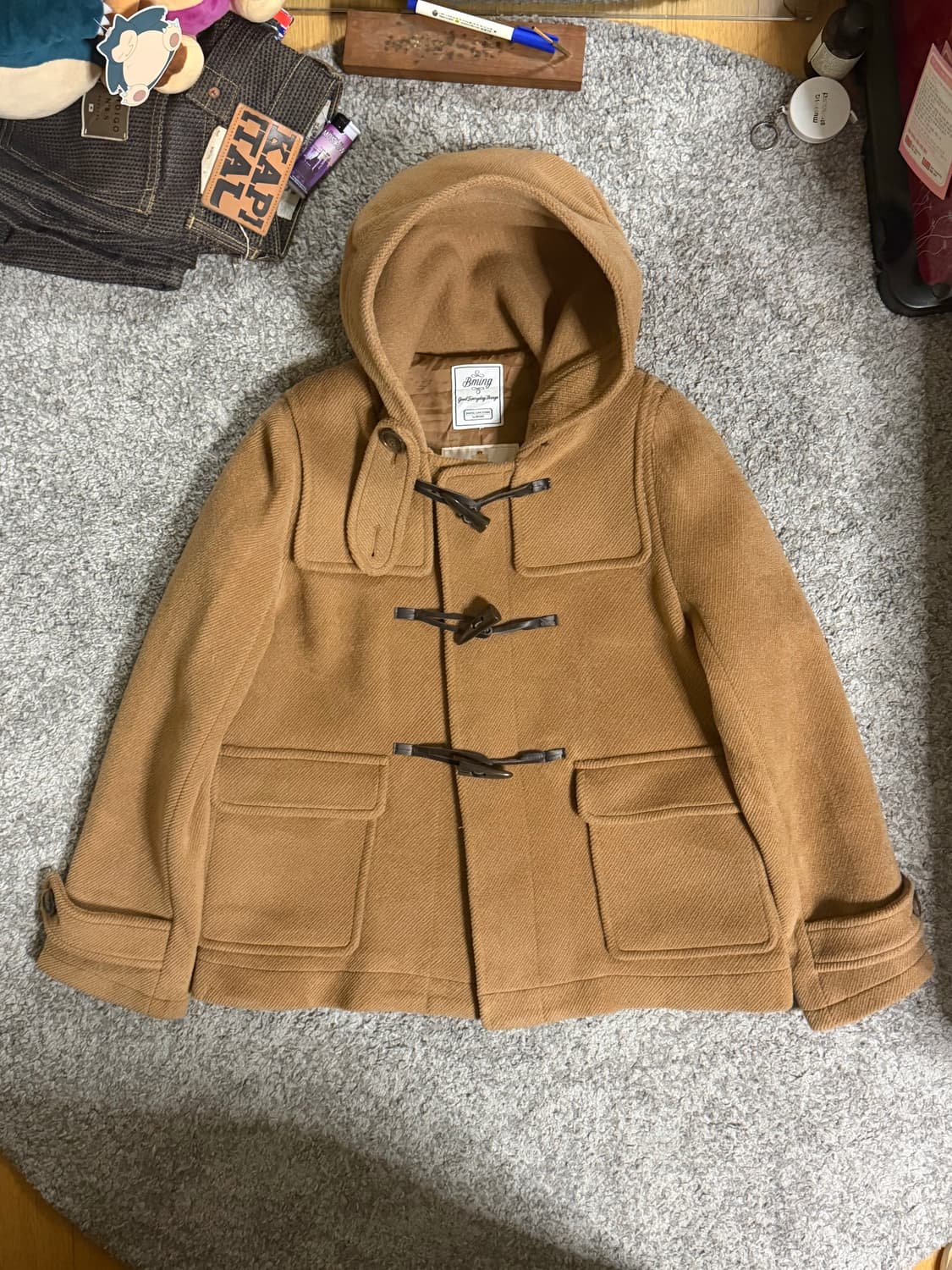 Bming by Beams 비밍바이빔즈 울 더플코트 상품이미지1