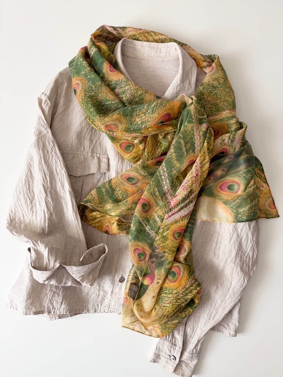 patterned scarf 상품이미지10