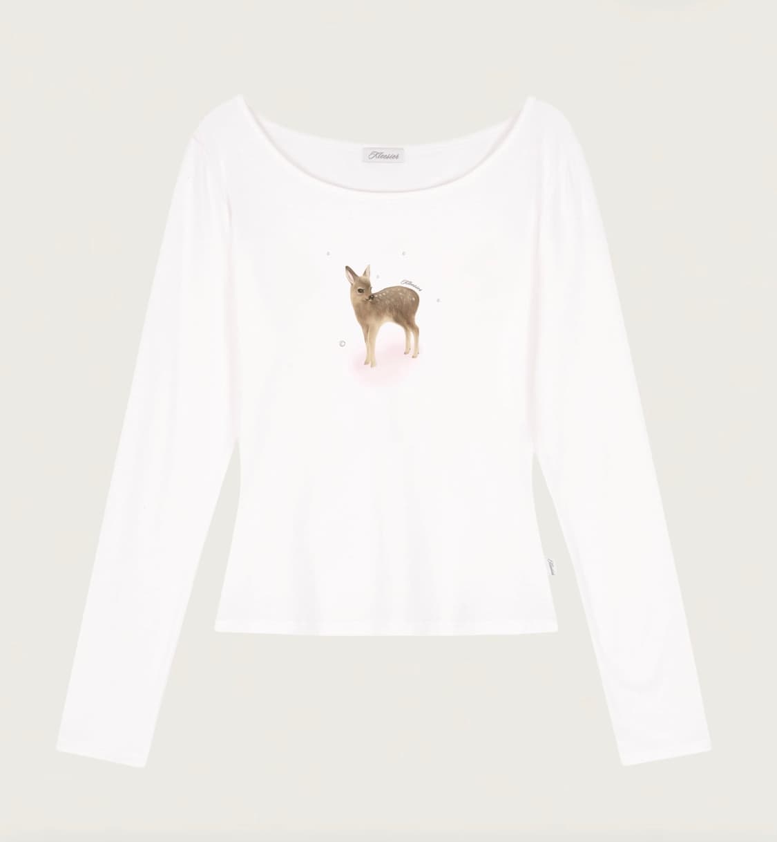 클리시어 디어 밤비 티셔츠 긴팔 상품이미지1