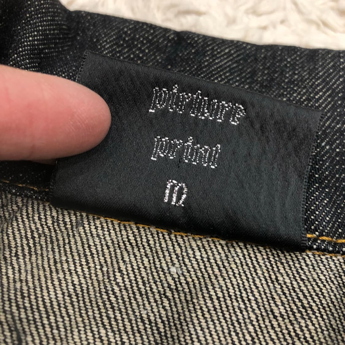 JPN 빈티지 Metal Church 데님 워싱 스컬 트러커 자켓 상품이미지8