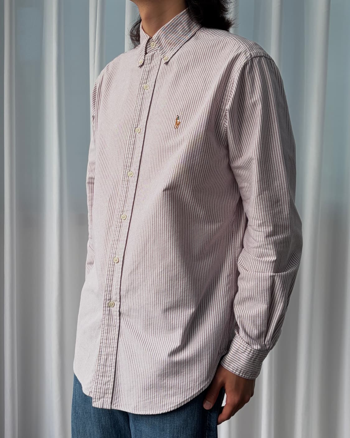 [M]폴로 랄프로렌 클래식핏 스트라이프 옥스포드 셔츠 상품이미지1